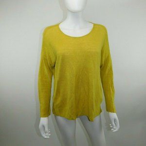 Eileen Fisher Yarrow Puce Organic Linen Sweater
